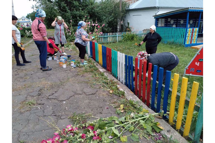 Коллектив Новошимкусской школы готовится к новому учебному году