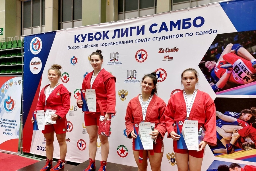 Спортсмены Чувашии - призеры Всероссийских соревнований «Кубок студенческой лиги самбо»