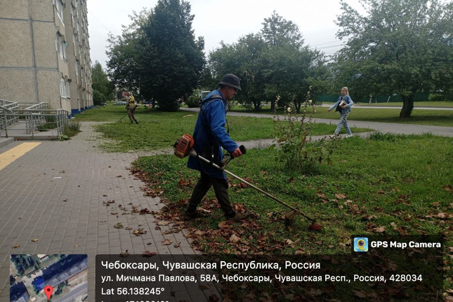 Августовский план по покосу города Чебоксары выполнен на 70%