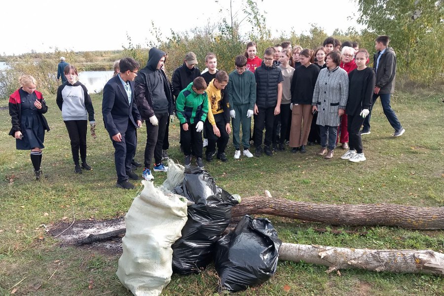 В д. Чагаси массово прошла  Всероссийская акция «Вода России», которая реализуется в рамках национального проекта «Экология»