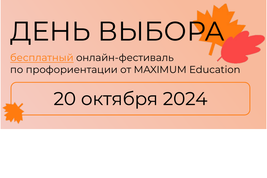 Всероссийский онлайн-фестиваль по профориентации «День выбора»