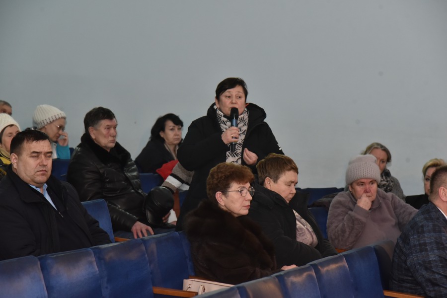 Отчетное собрание перед жителями Ибресинского городского поселения