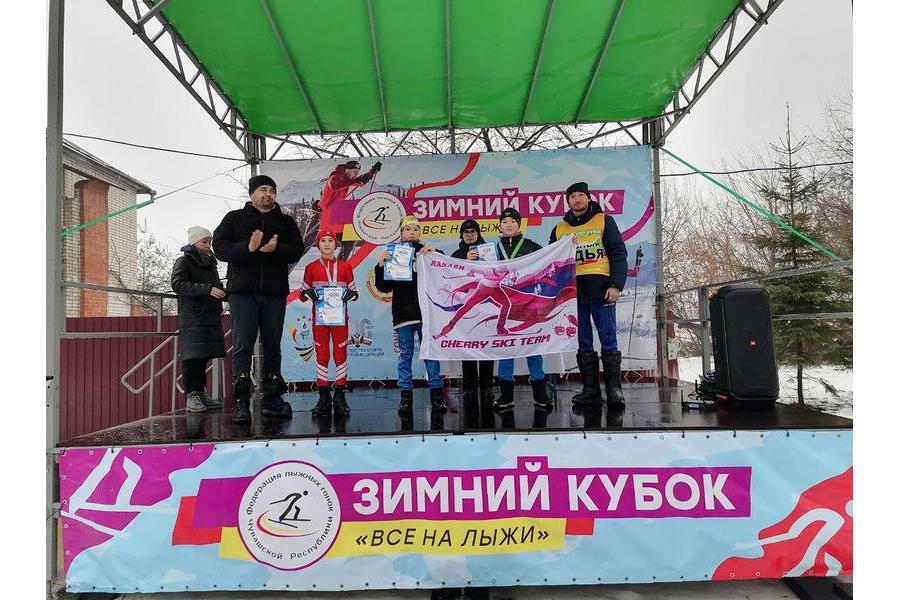 Ученики МБОУ «Карабай-Шемуршинская СОШ» заняли призовые места на Межрегиональном Зимнем Кубке «Все на лыжи»