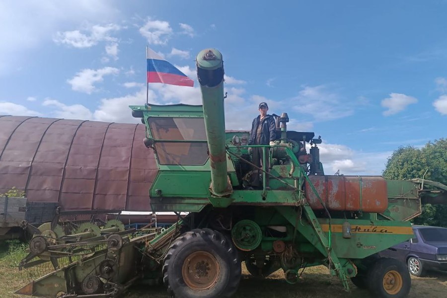 Молодёжь Ядринского муниципального округа присоединилась к проекту «Сельский триколор»