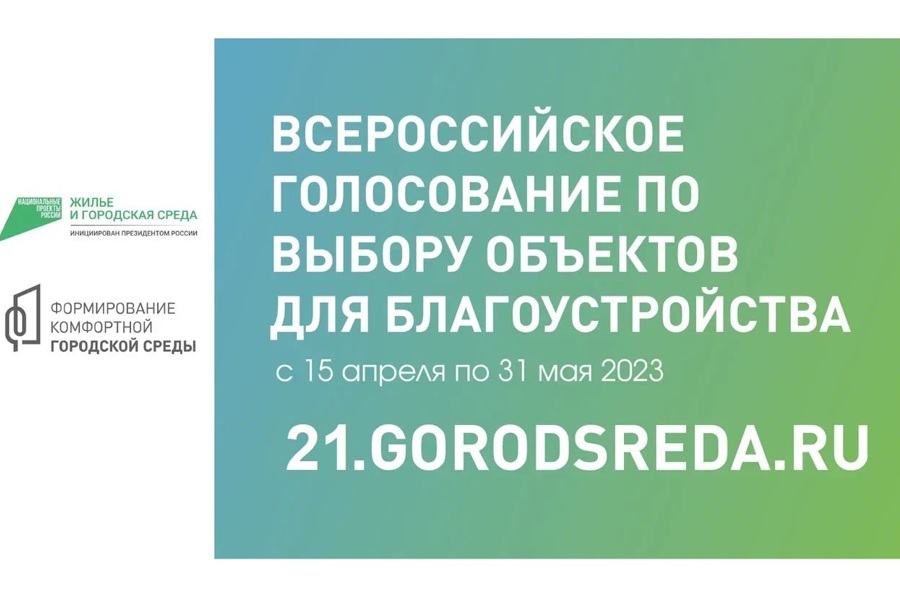 Неделя до завершения онлайн голосования за новые объекты благоустройства