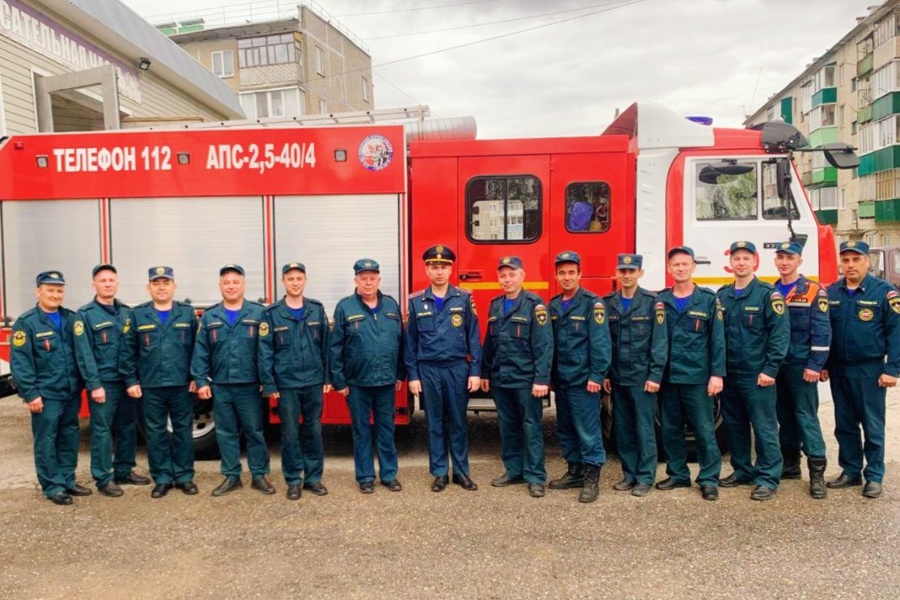 Поздравление главы Козловского муниципального округа Алексея Людкова с Днем пожарной охраны