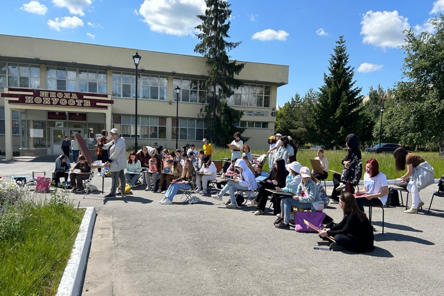 Республиканский пленэр в городе Новочебоксарске