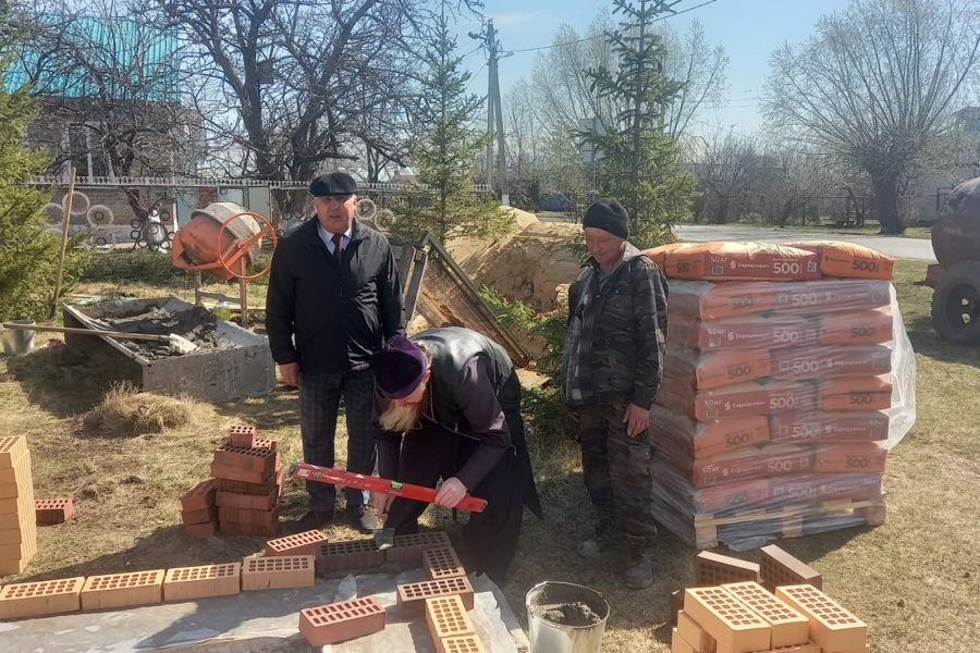 В д. Старое Ахпердино началось строительство часовни