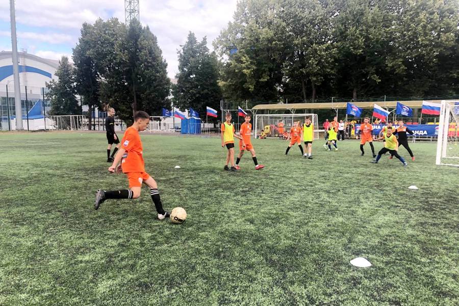 В Чувашии прошел региональный этап Всероссийского фестиваля детского дворового футбола