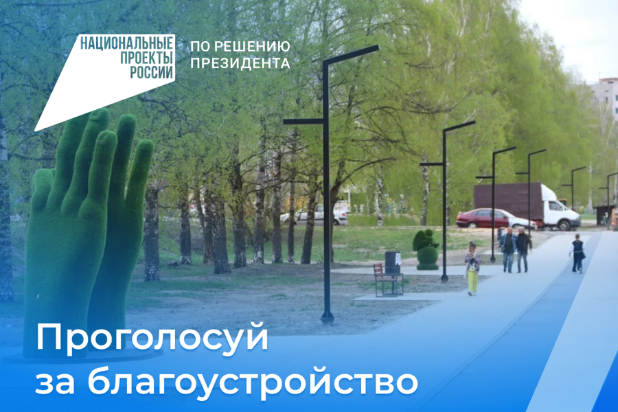 В Новочебоксарке продолжается рейтинговое голосование по выбору объектов благоустройства