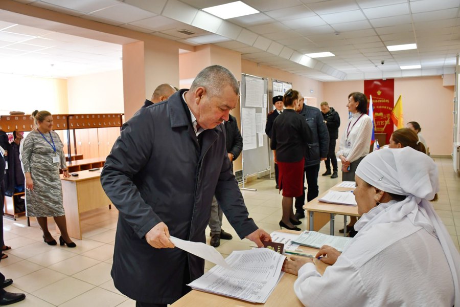 В Батыревском муниципальном округе активно проходит голосование на  выборах президента Российской Федерации
