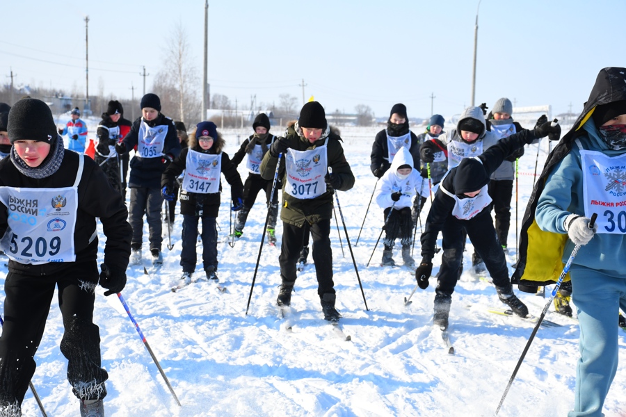 Состоялась 42-ая  Всероссийская массовая лыжная гонка «Лыжня России-2024»