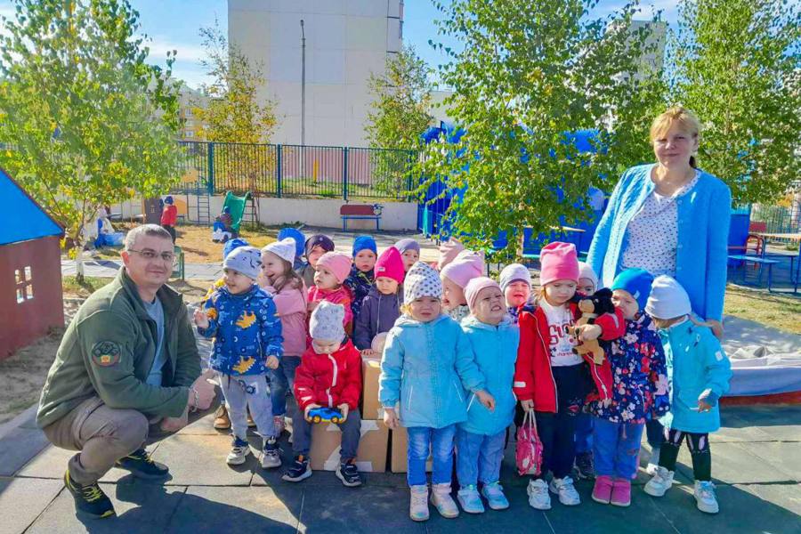 Сотрудничество столичного детского сада  с группой «Надёжный тыл Чувашии».