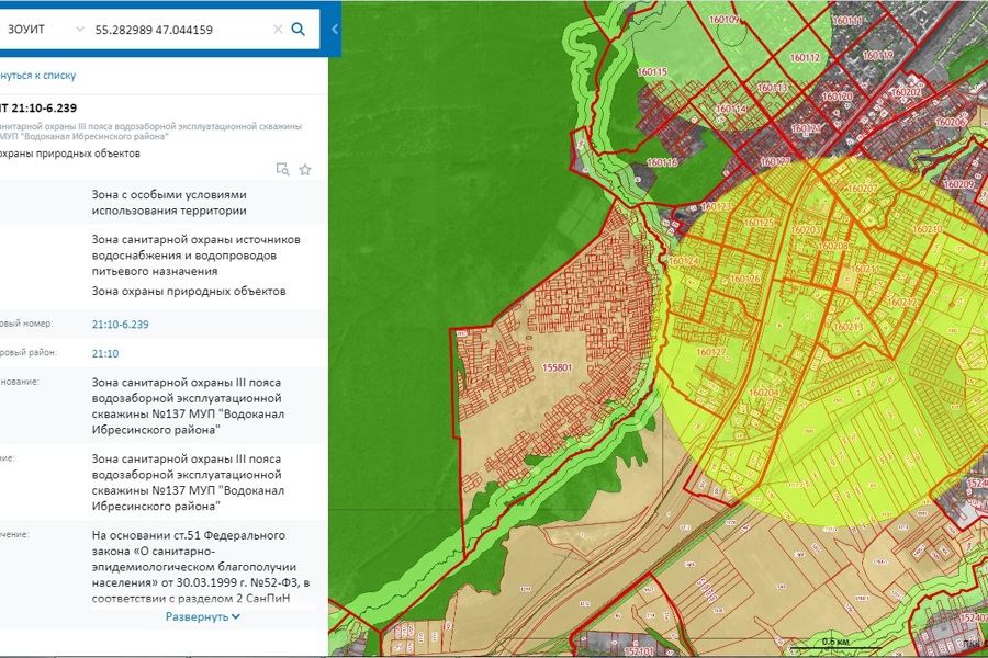 Как узнать, не попадает ли участок в какую-нибудь охранную зону?