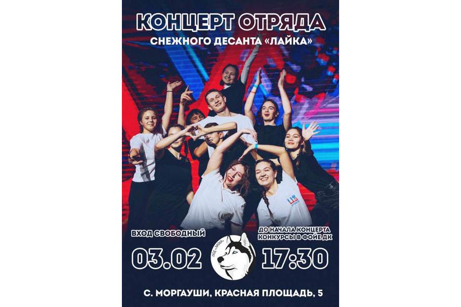 2 февраля в Моргаушском ДК состоится концерт