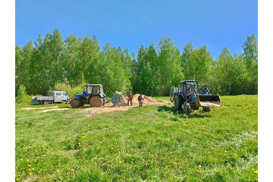 Посев семян в Ибресинском лесничестве (28.05.2024)