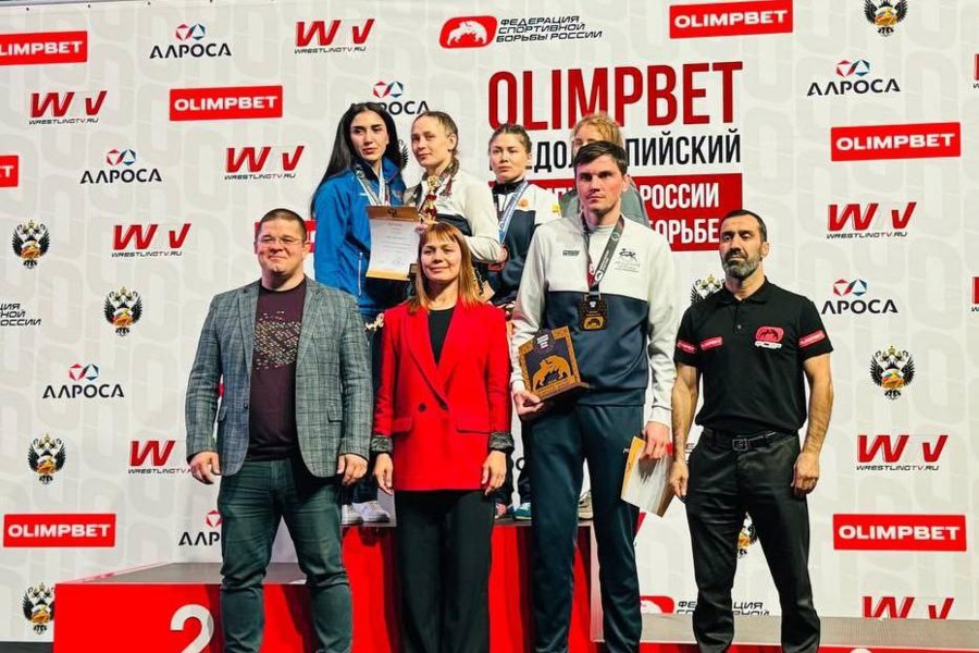 Вероника Чумикова из Чувашии стала бронзовым призером чемпионата России по спортивной борьбе