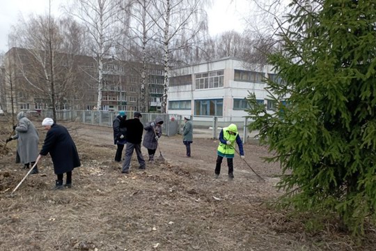 Территория детского сада - территория чистоты