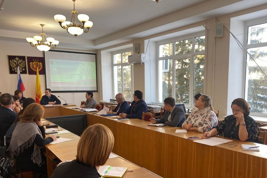 В Урмарском МО прошло совещание в рамках реализации проекта «Эффективный регион»