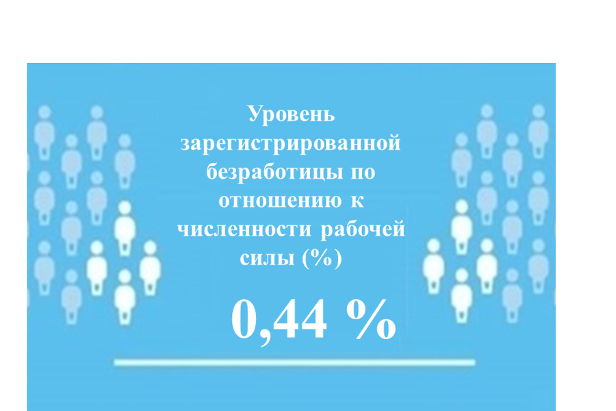 Уровень регистрируемой безработицы в Чувашской Республике составил 0,44%