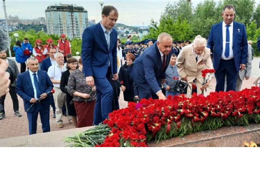 Урок мужества в парке Победы