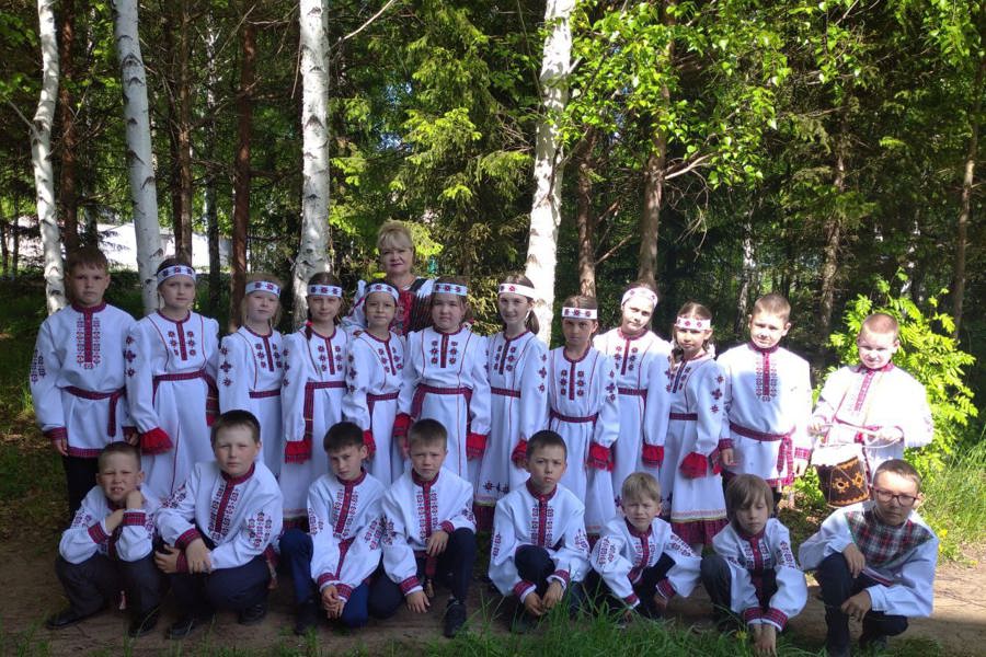 Детский фольклорный ансамбль «Тивлет» - участник Всечувашского праздника «Акатуй»