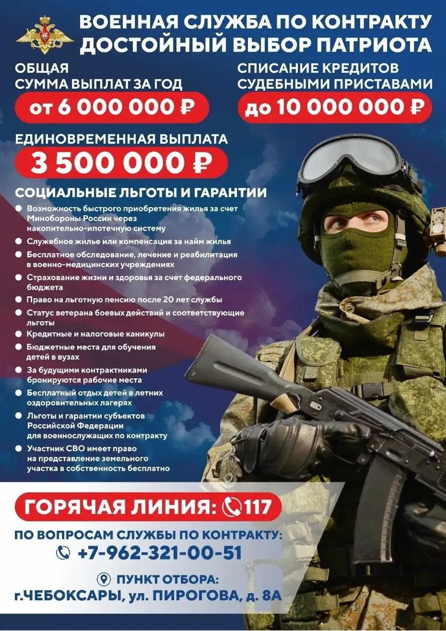 Приглашаем на военную службу по контракту