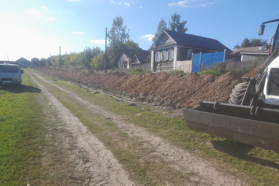 Семье  участника специальной военной операции обустроили новый водопровод