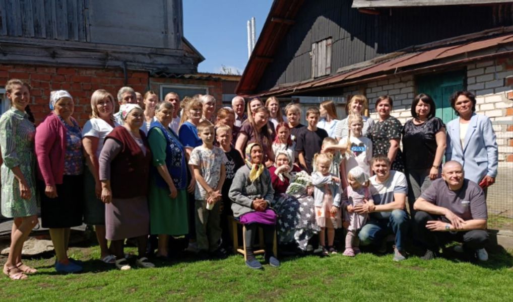 В большой и дружной семье встретила свое 95-летие  жительница д. Хорной  Анна Мартьянова