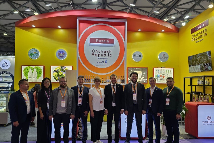 Предприятия пищевой отрасли Чувашии представили продукцию на выставке в Китае