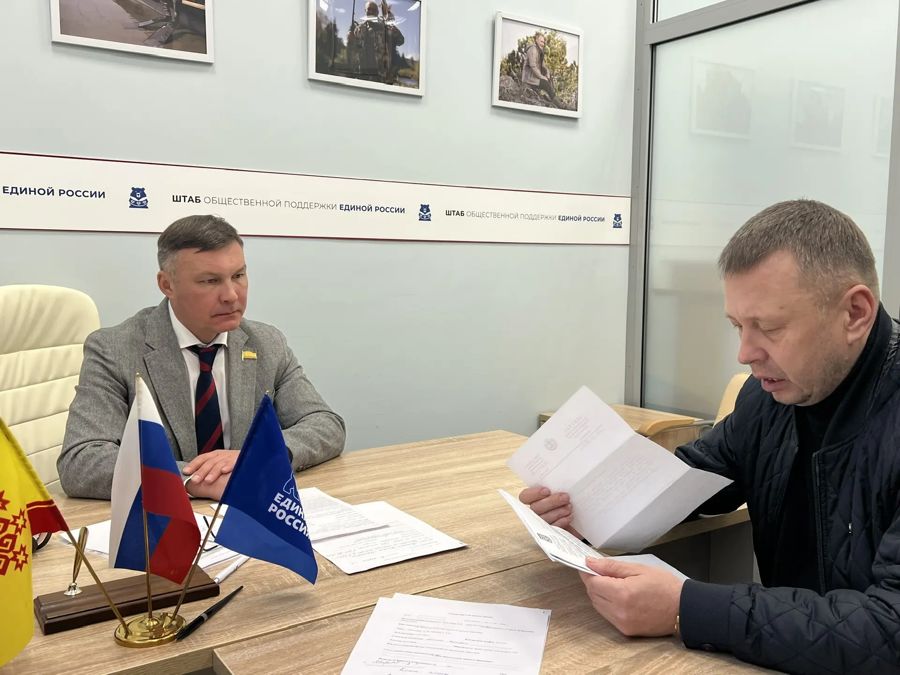 Николай Николаев провёл приём граждан в Штабе общественной поддержки