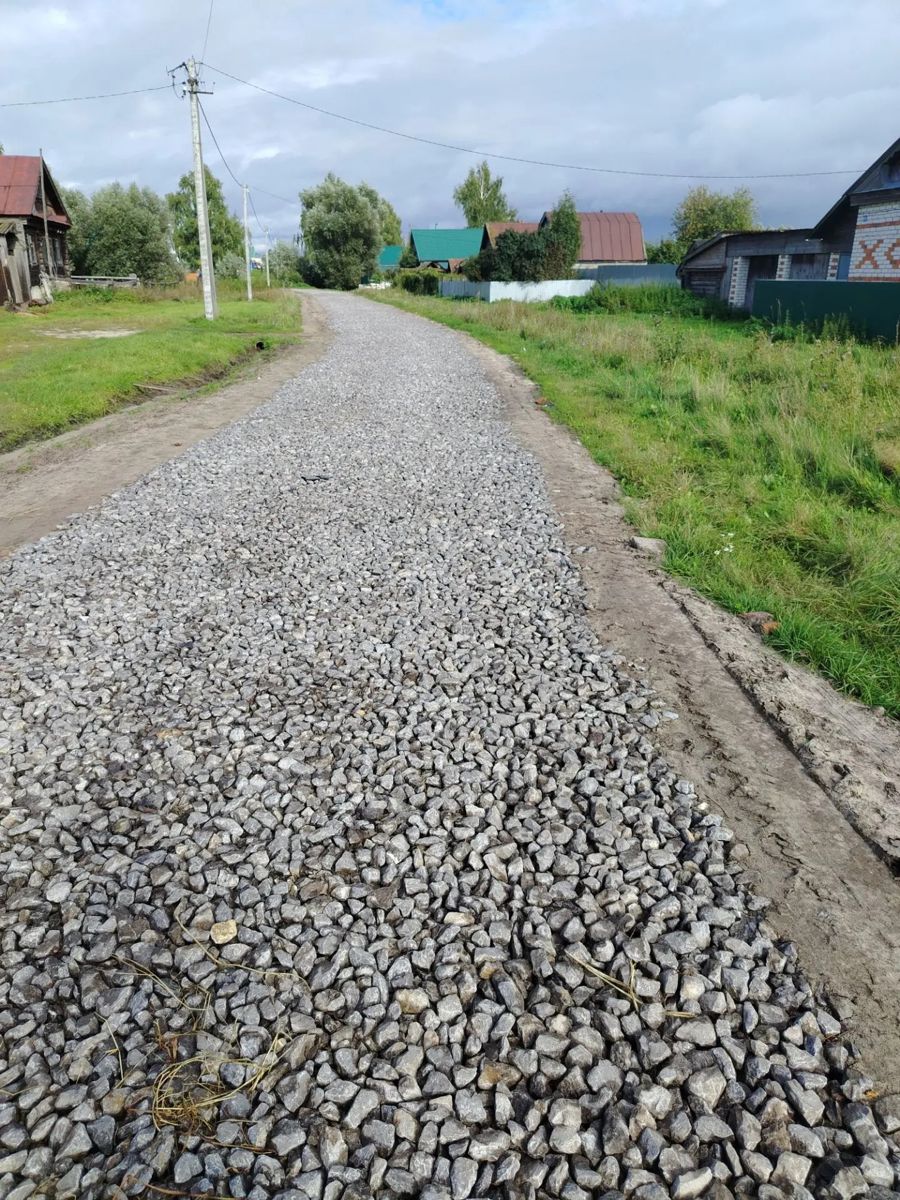 В деревне Новые Высли отремонтирован участок дороги по улице Кирова