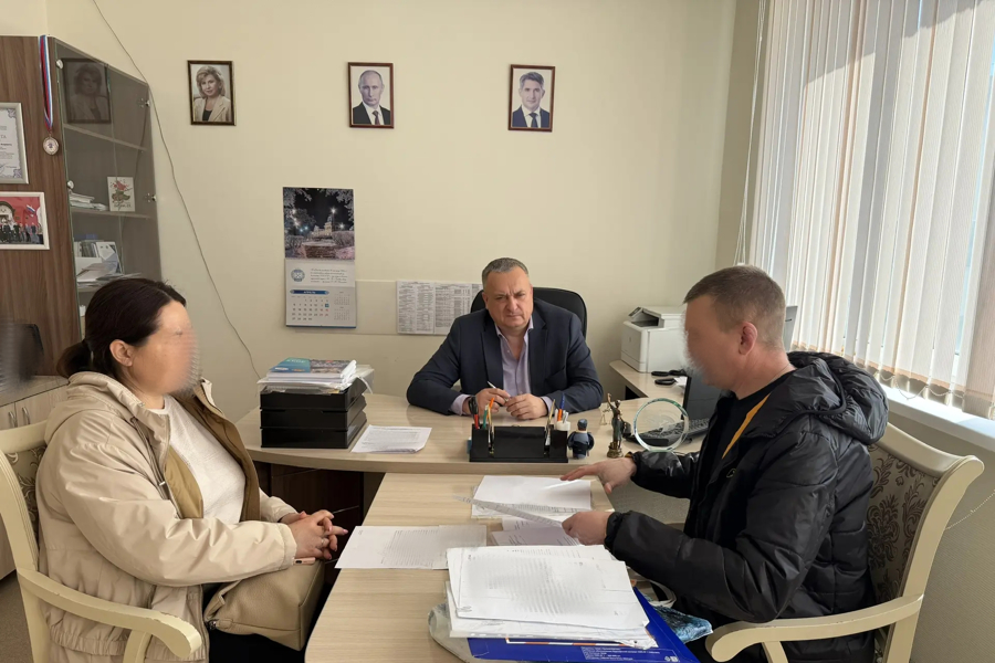 Проведен прием участника СВО и его супруги