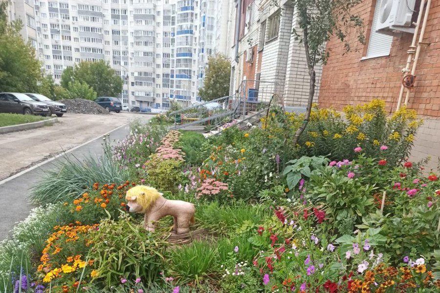 Благоустройство придомовых территорий жителями города Чебоксары