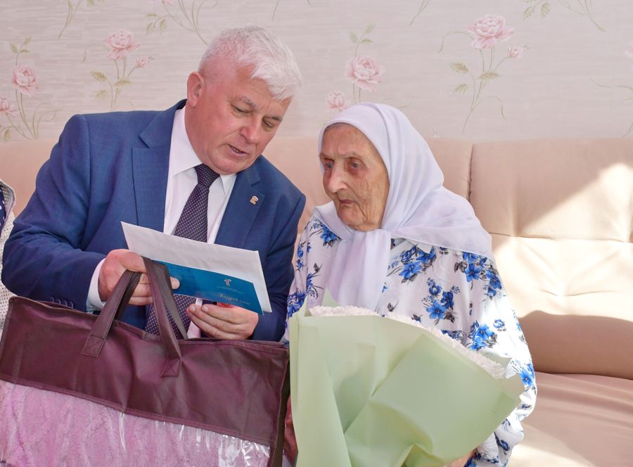 100-летие отмечает труженица тыла Минигель Якупова