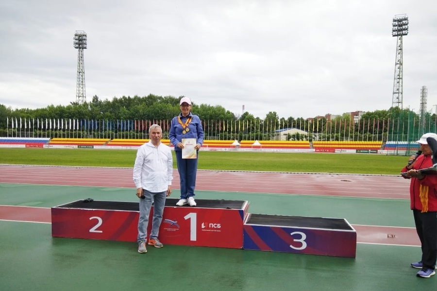 Поздравляем Улисову Галину Алексеевну с успешным выступлением в соревнованиях по легкой атлетике