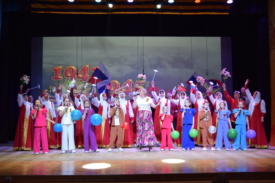 Состоялся театрализованный праздничный концерт, посвященный 79-й годовщине Победы в Великой Отечественной войне