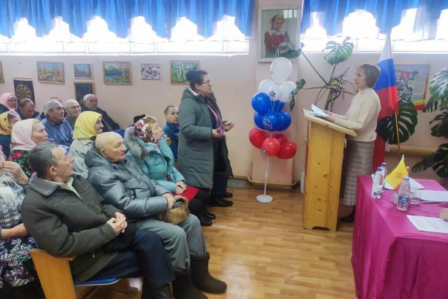 Сход граждан деревень Белое Озеро и Полевые Буртасы
