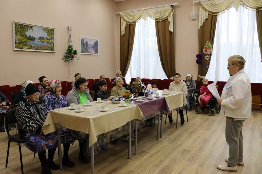 Жители дома-интерната отметили Старый новый год