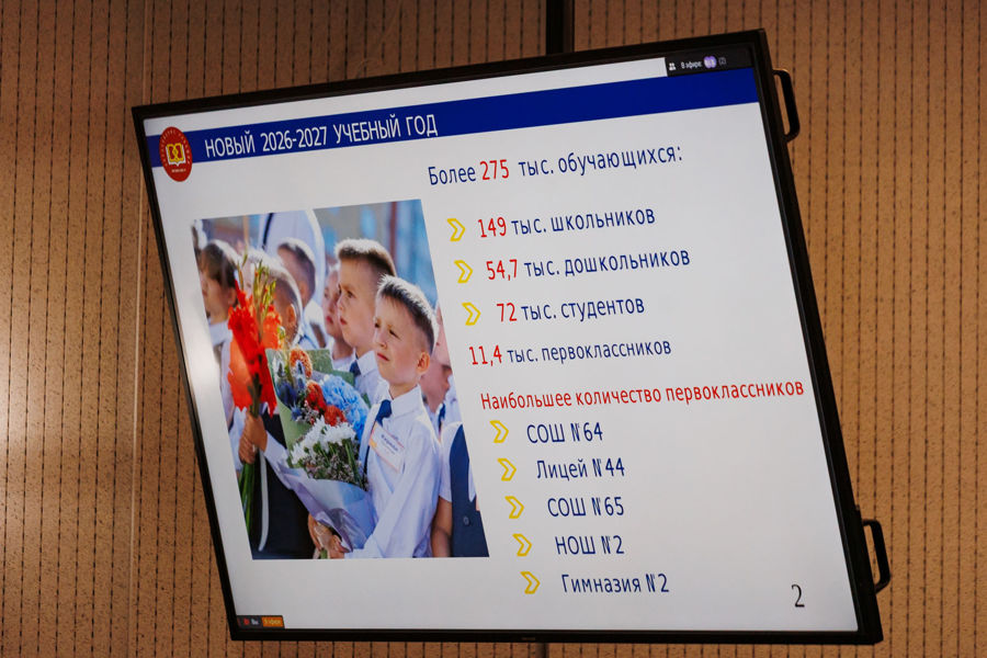 Олег Николаев: В Чувашии более 275 тысяч школьников и студентов сядут за парты 1 сентября