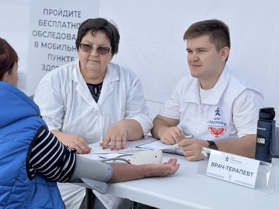 В Вурнарском округе продолжается реализация проекта «Шаг к здоровью»