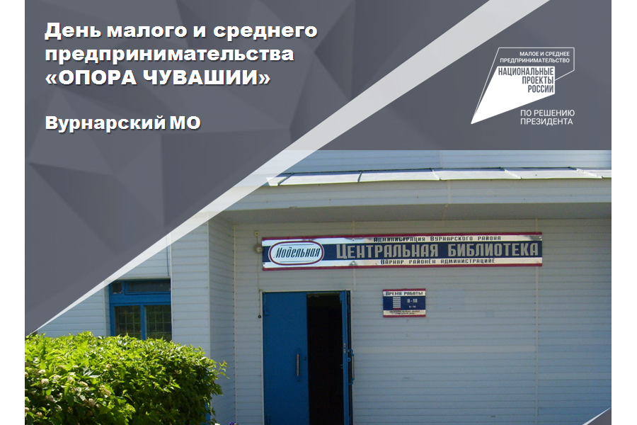 День малого и среднего предпринимательства «ОПОРА ЧУВАШИИ»  в Вурнарском муниципальном округе