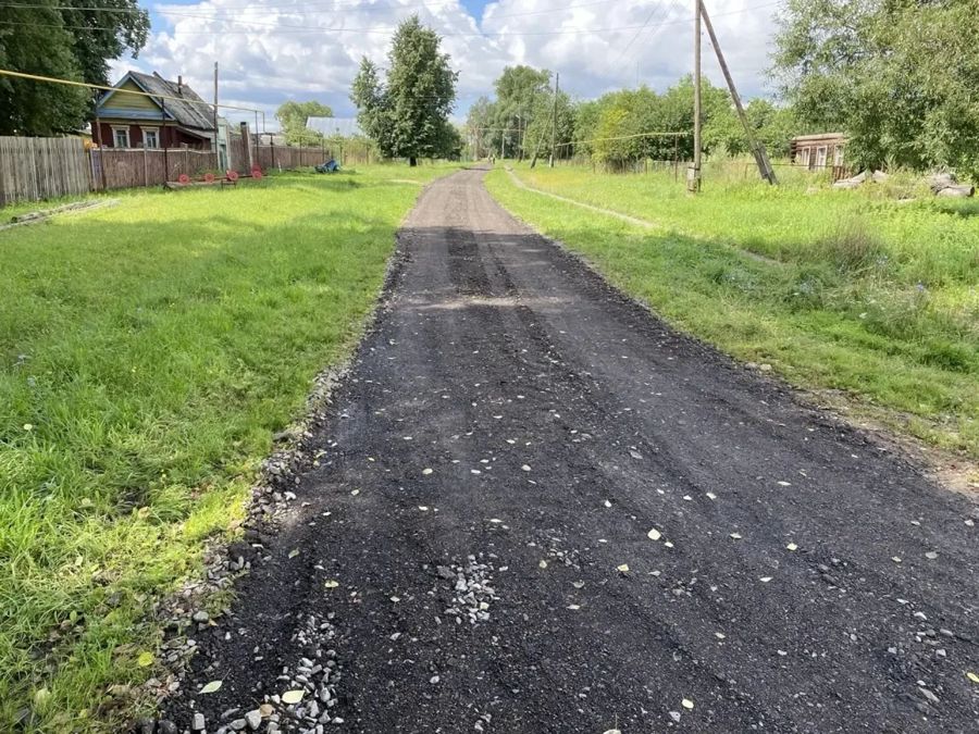 В селе Хомбусь‑Батырево завершён ремонт двух участков грунтовых дорог