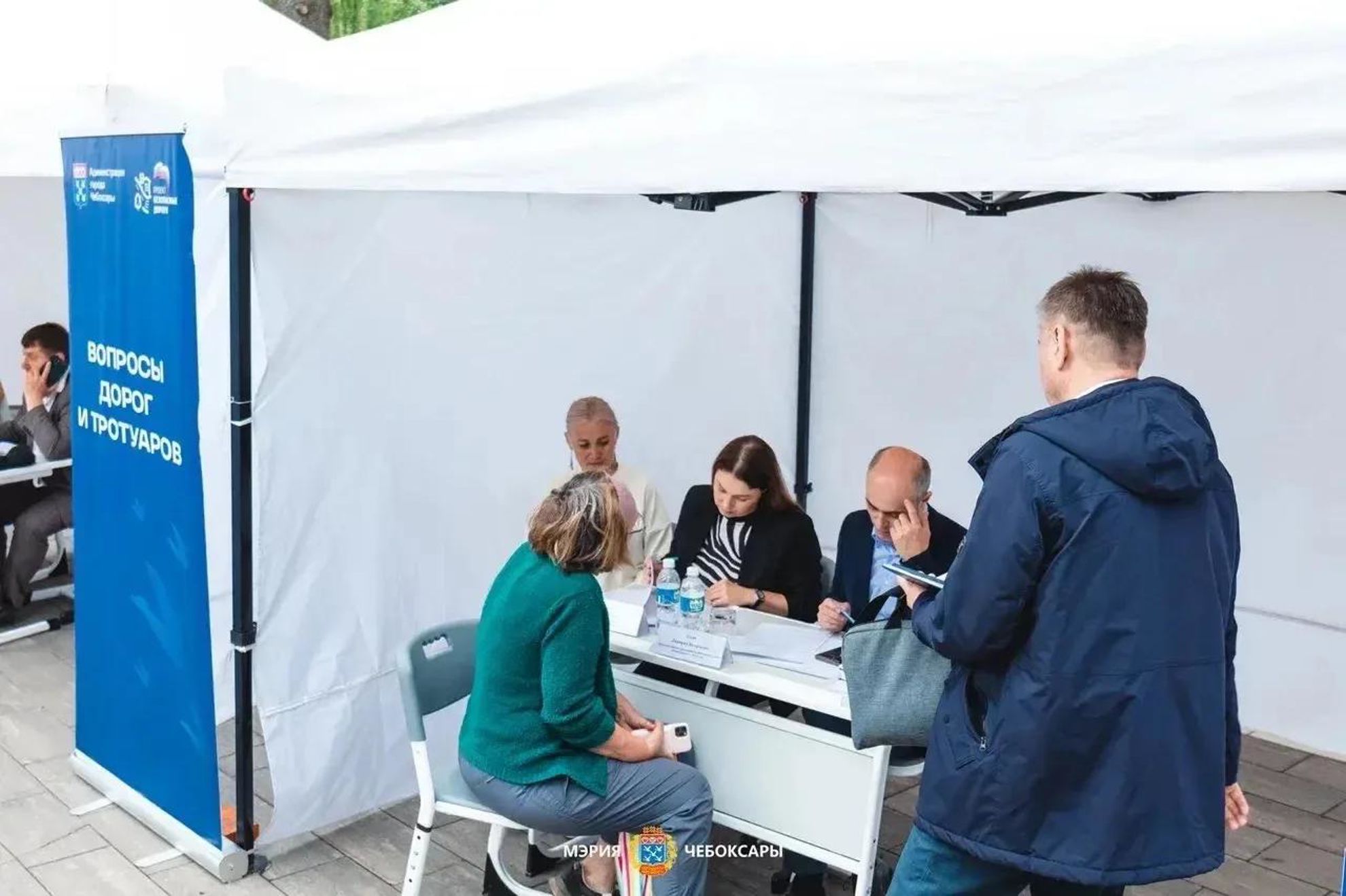 В Чебоксарах состоялся выездной прием на площади Победы в Юго-западном районе