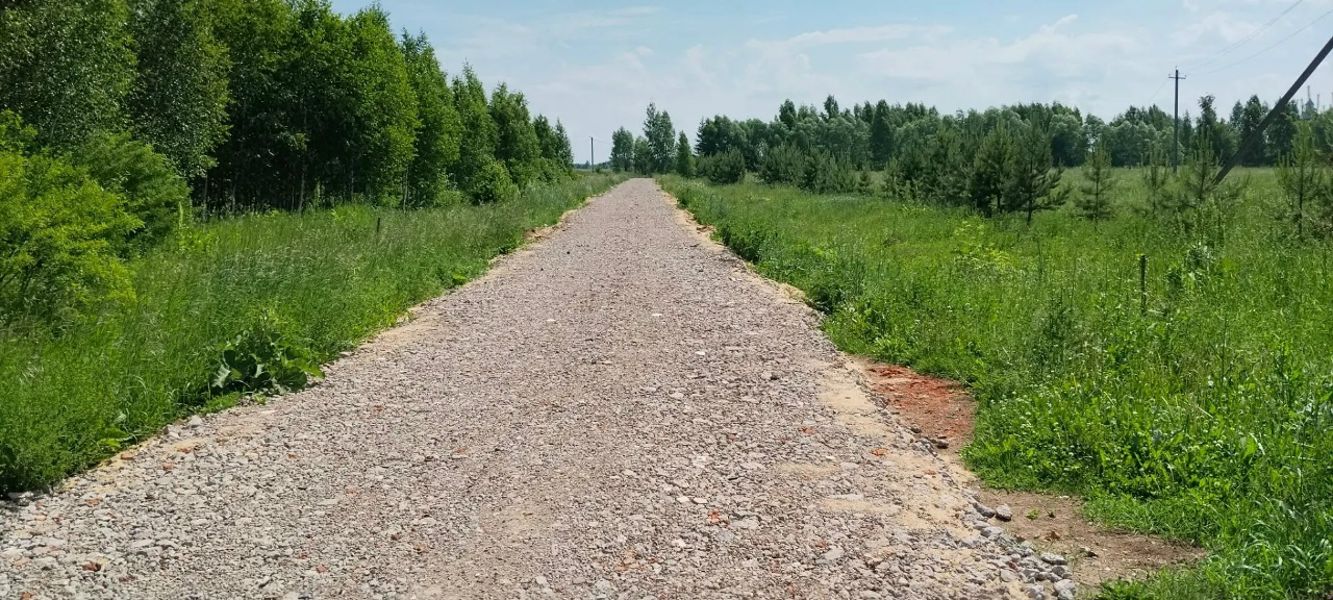 В деревне Вурумсют на улице Садовой теперь вместо грунтовки — дорога с твёрдым покрытием!