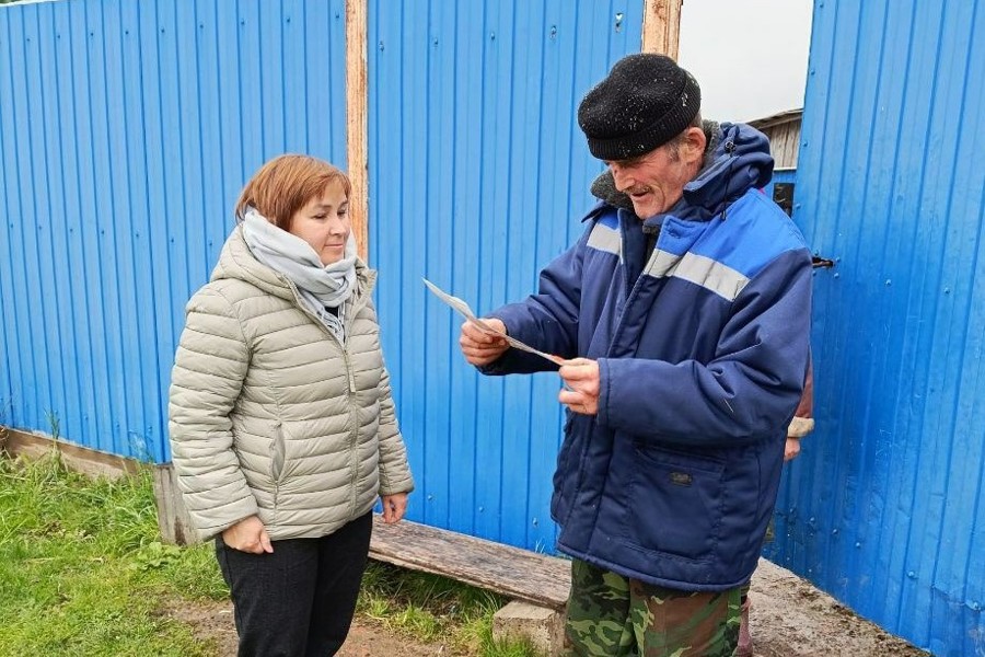 Администрация Ядринского муниципального округа продолжает проведение противопожарных рейдов на территории округа.