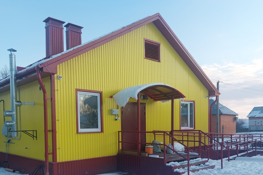 В деревне Криуши строится новый фельдшерско-акушерский пункт