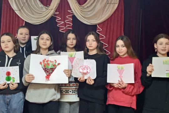 Мастер – класс «От чистого сердца своими руками» - изготовление праздничной 3D открытки.