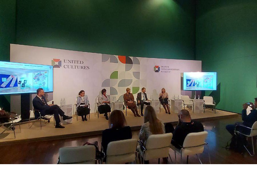 Светлана Каликова выступила на IX Международном культурном форуме в г.Санкт-Петербурге.