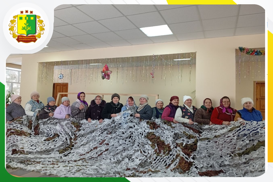 Село Чепкас-Никольское Шемуршинского МО объединяется: жители плетут маскировочные сети и шьют для наших защитников